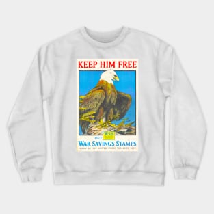 Eagle War Stamps Crewneck Sweatshirt